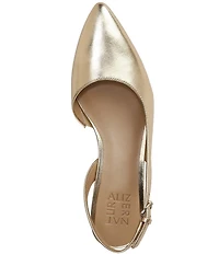 Naturalizer Banks Leather Slingback D'Orsay Dress Pumps