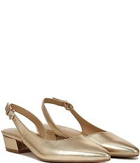 Naturalizer Banks Leather Slingback D'Orsay Dress Pumps