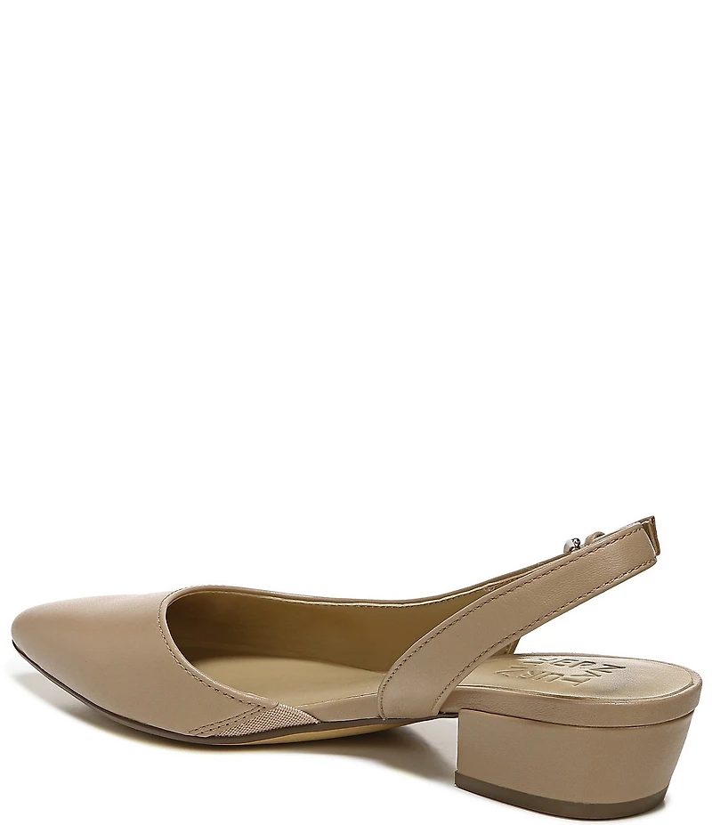 Naturalizer Banks Leather Slingback D'Orsay Dress Pumps