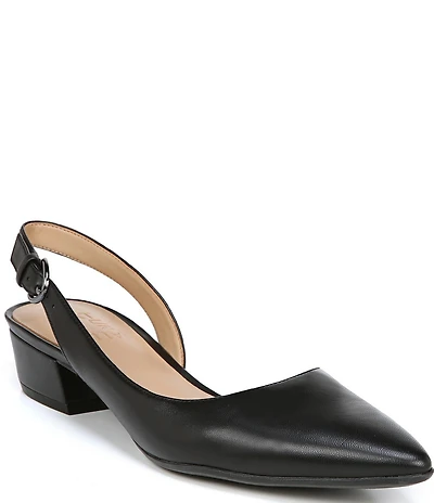 Naturalizer Banks Leather Slingback D'Orsay Dress Pumps