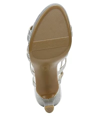 Naturalizer Baylor Glitter Strappy Dress Sandals