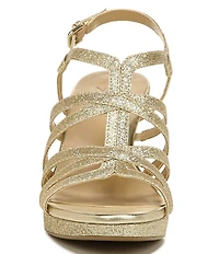 Naturalizer Baylor Glitter Strappy Dress Sandals