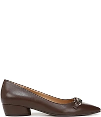 Naturalizer Becca Chain Hardware Leather Pumps