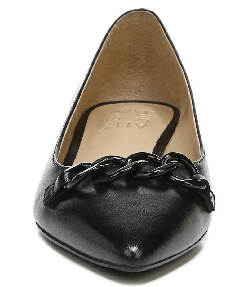 Naturalizer Becca Chain Hardware Leather Pumps
