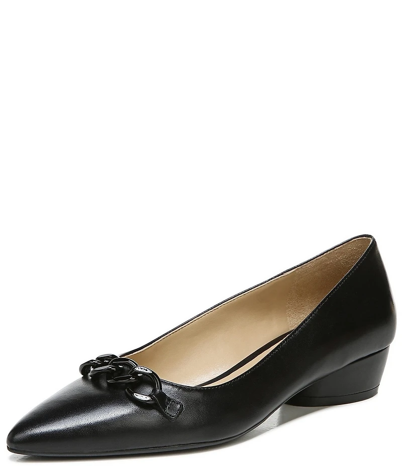 Naturalizer Becca Chain Hardware Leather Pumps