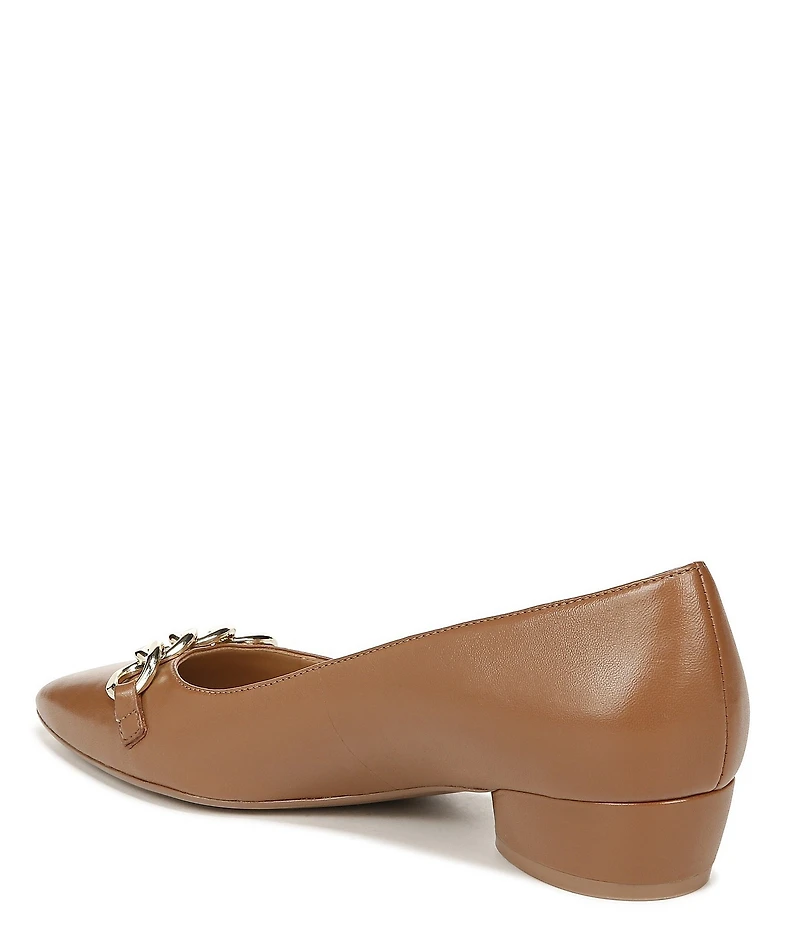 Naturalizer Becca Chain Hardware Leather Pumps