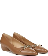 Naturalizer Becca Chain Hardware Leather Pumps