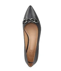 Naturalizer Becca Chain Hardware Leather Pumps