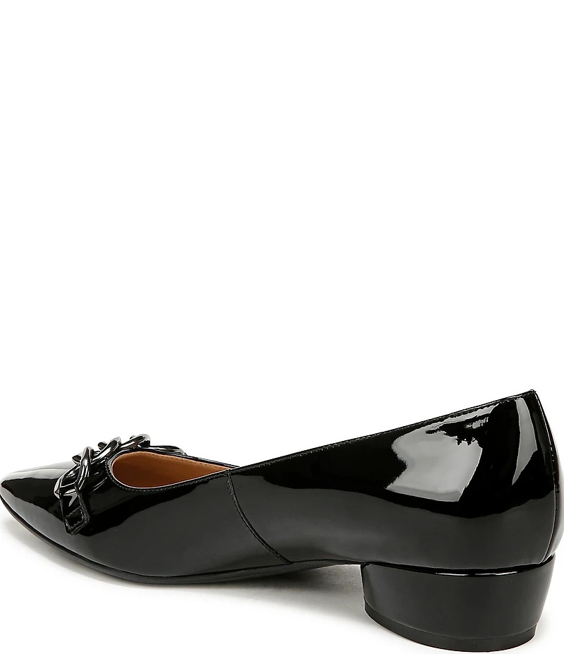 Naturalizer Becca Patent Chain Detail Pumps