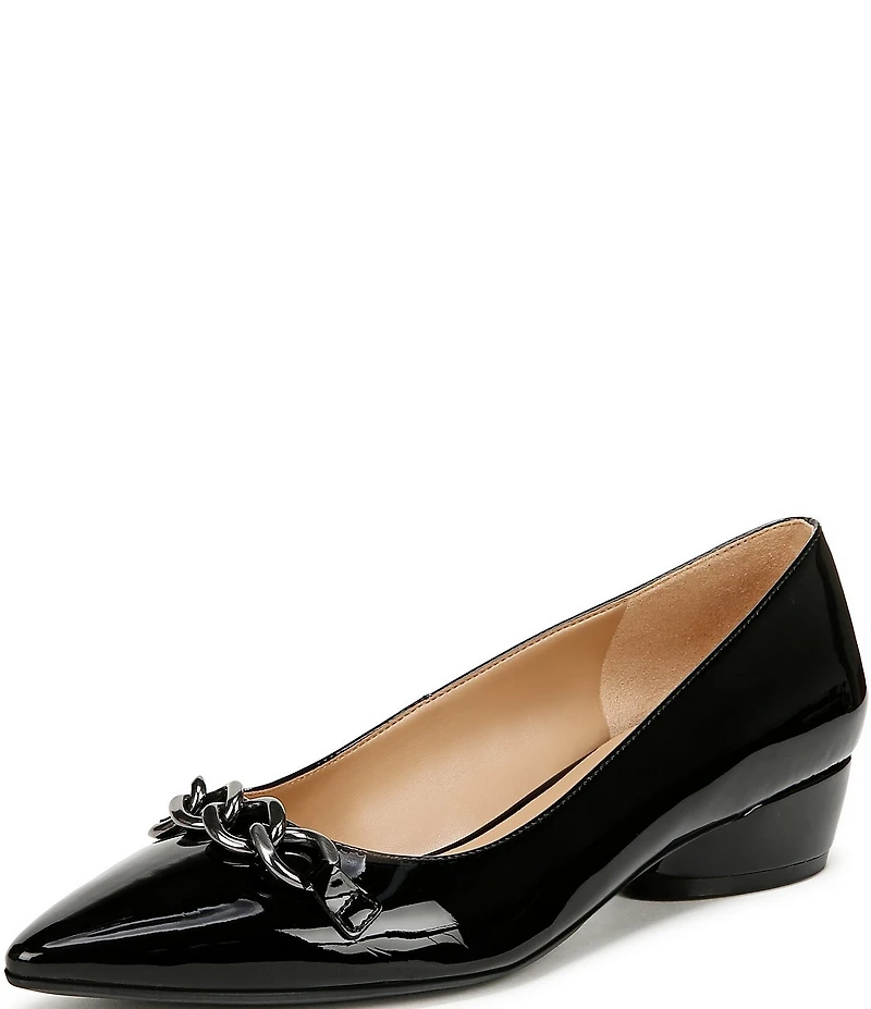 Naturalizer Becca Patent Chain Detail Pumps