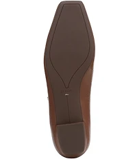 Naturalizer Bella Leather Square Toe T-Strap Mary Jane Flats