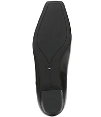Naturalizer Bella Leather Square Toe T-Strap Mary Jane Flats