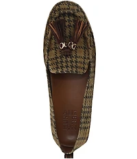 Naturalizer Betsy Suede Houndstooth Tassel Loafers
