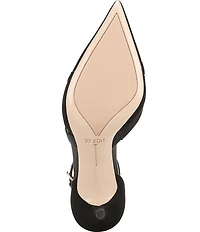 Naturalizer Bliss Suede Pointed Toe Ankle Strap Dress Pumps