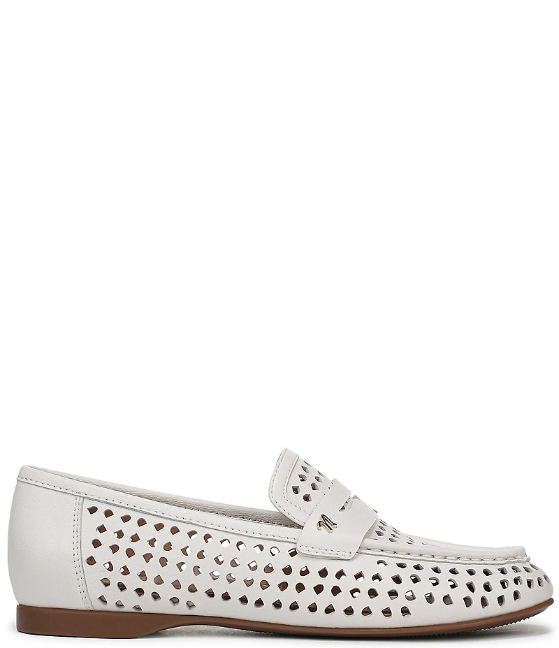 Naturalizer Bloom Perforated Leather Penny Loafers