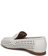 Naturalizer Bloom Perforated Leather Penny Loafers