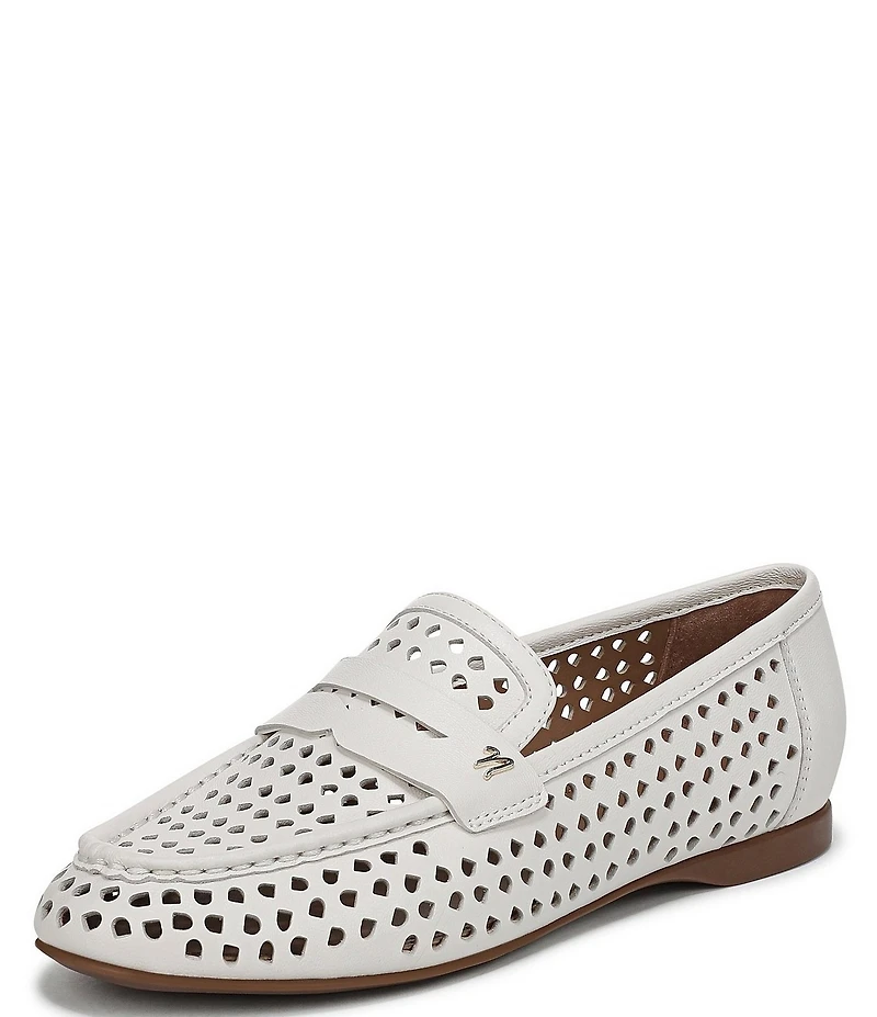 Naturalizer Bloom Perforated Leather Penny Loafers