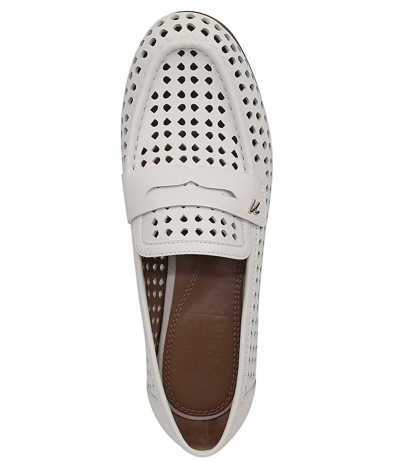 Naturalizer Bloom Perforated Leather Penny Loafers