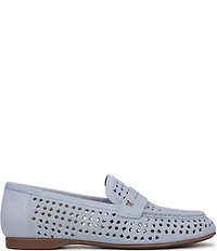 Naturalizer Bloom Perforated Suede Penny Loafers