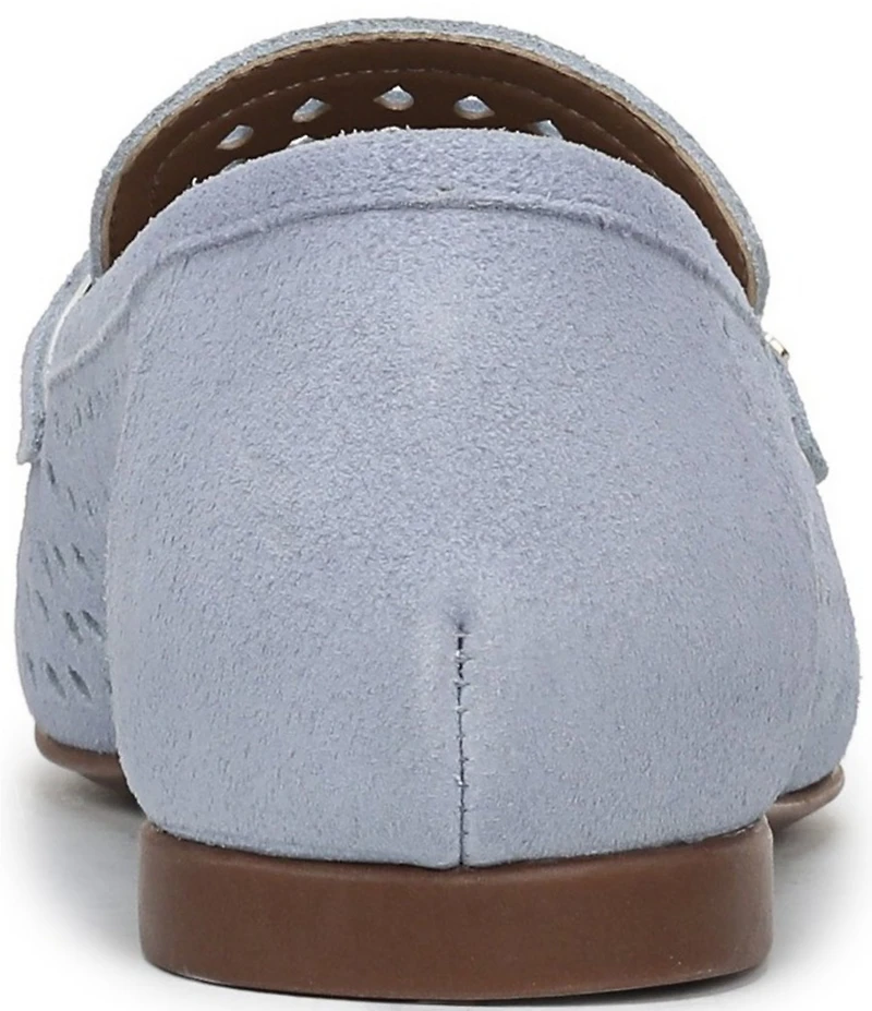 Naturalizer Bloom Perforated Suede Penny Loafers