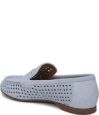 Naturalizer Bloom Perforated Suede Penny Loafers