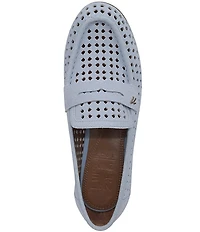 Naturalizer Bloom Perforated Suede Penny Loafers