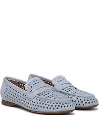 Naturalizer Bloom Perforated Suede Penny Loafers
