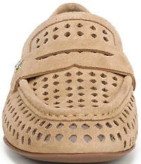 Naturalizer Bloom Perforated Suede Penny Loafers