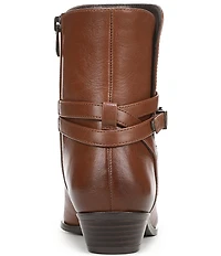 Naturalizer Boden Leather Double Strap Snip Toe Ankle Booties