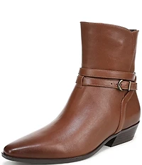 Naturalizer Boden Leather Double Strap Snip Toe Ankle Booties