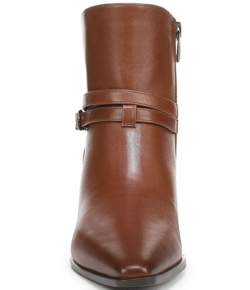 Naturalizer Boden Leather Double Strap Snip Toe Ankle Booties