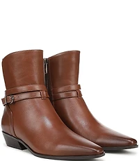 Naturalizer Boden Leather Double Strap Snip Toe Ankle Booties
