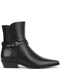 Naturalizer Boden Leather Double Strap Snip Toe Ankle Booties
