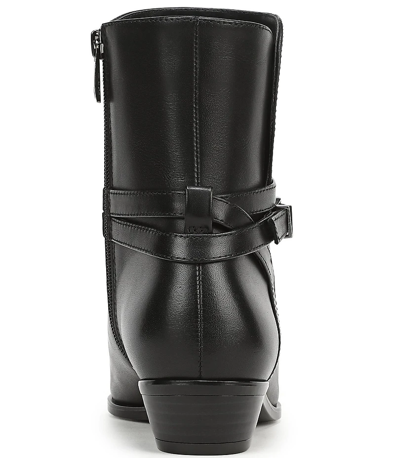 Naturalizer Boden Leather Double Strap Snip Toe Ankle Booties