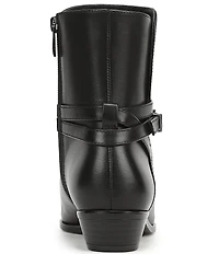 Naturalizer Boden Leather Double Strap Snip Toe Ankle Booties