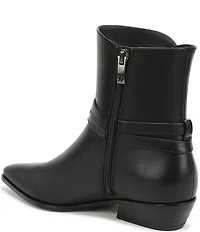 Naturalizer Boden Leather Double Strap Snip Toe Ankle Booties