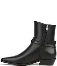 Naturalizer Boden Leather Double Strap Snip Toe Ankle Booties