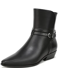 Naturalizer Boden Leather Double Strap Snip Toe Ankle Booties