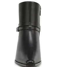 Naturalizer Boden Leather Double Strap Snip Toe Ankle Booties