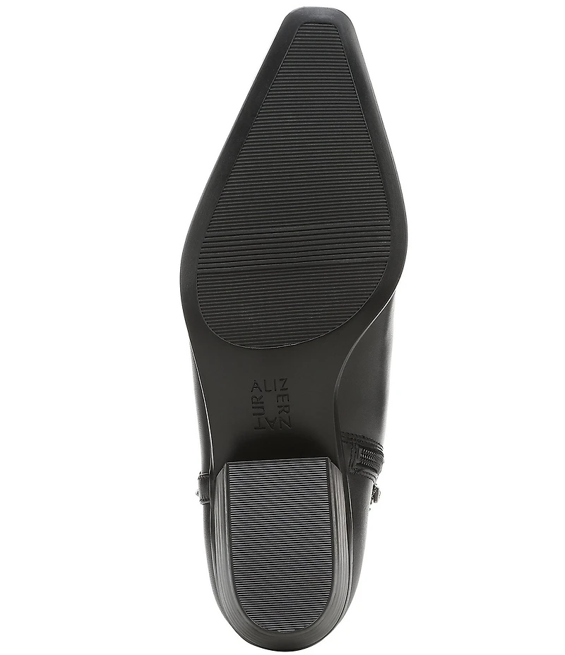 Naturalizer Boden Leather Double Strap Snip Toe Ankle Booties