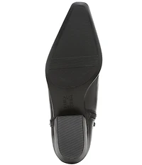 Naturalizer Boden Leather Double Strap Snip Toe Ankle Booties