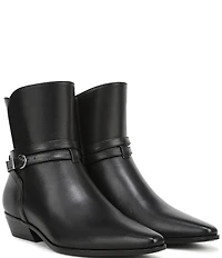 Naturalizer Boden Leather Double Strap Snip Toe Ankle Booties