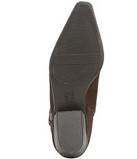 Naturalizer Boden Suede Double Strap Snip Toe Ankle Booties