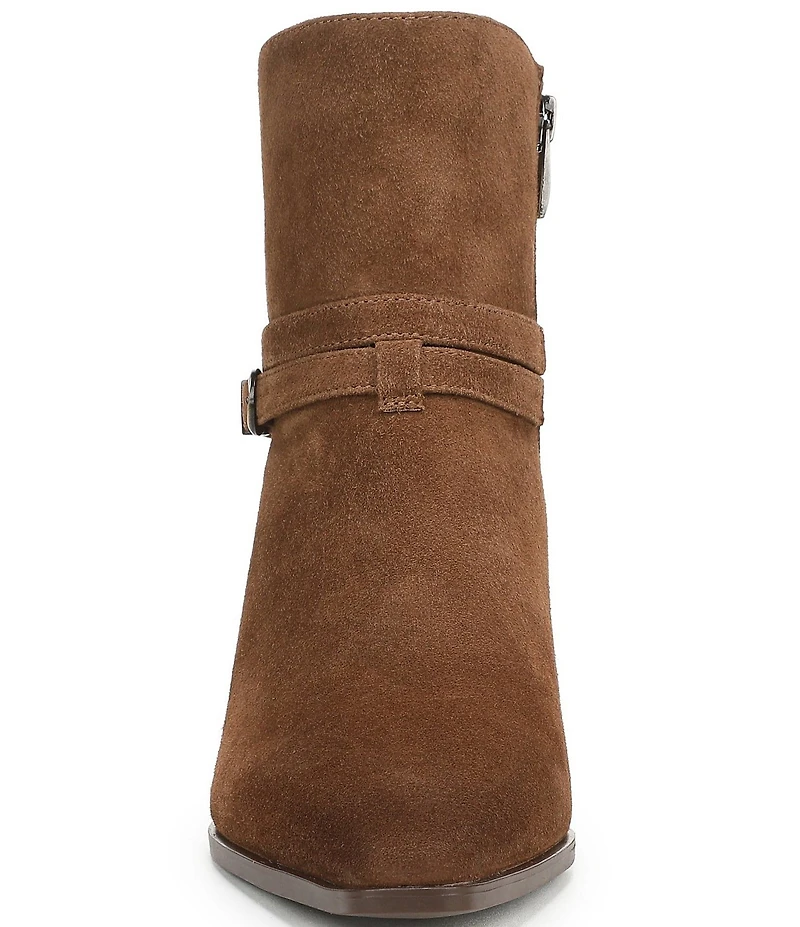 Naturalizer Boden Suede Double Strap Snip Toe Ankle Booties