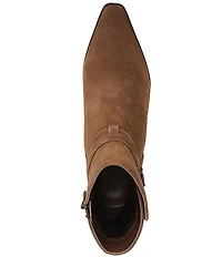 Naturalizer Boden Suede Double Strap Snip Toe Ankle Booties