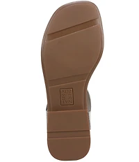 Naturalizer Brandy Metallic Big Buckle Hardware T-Strap Ankle Wrap Sandals