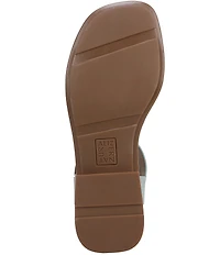 Naturalizer Brandy Suede Big Buckle Hardware T-Strap Ankle Wrap Sandals