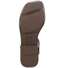 Naturalizer Brandy Suede Big Buckle Hardware T-Strap Ankle Wrap Sandals