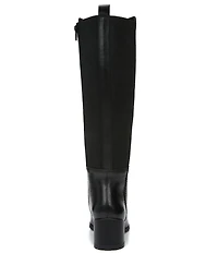 Naturalizer Brent Weatherproof Leather Block Heel Tall Boots