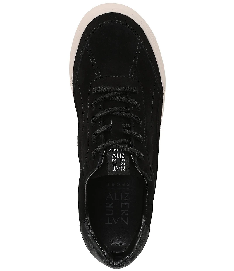 Naturalizer Cami Suede Lace Up Platform Sneakers